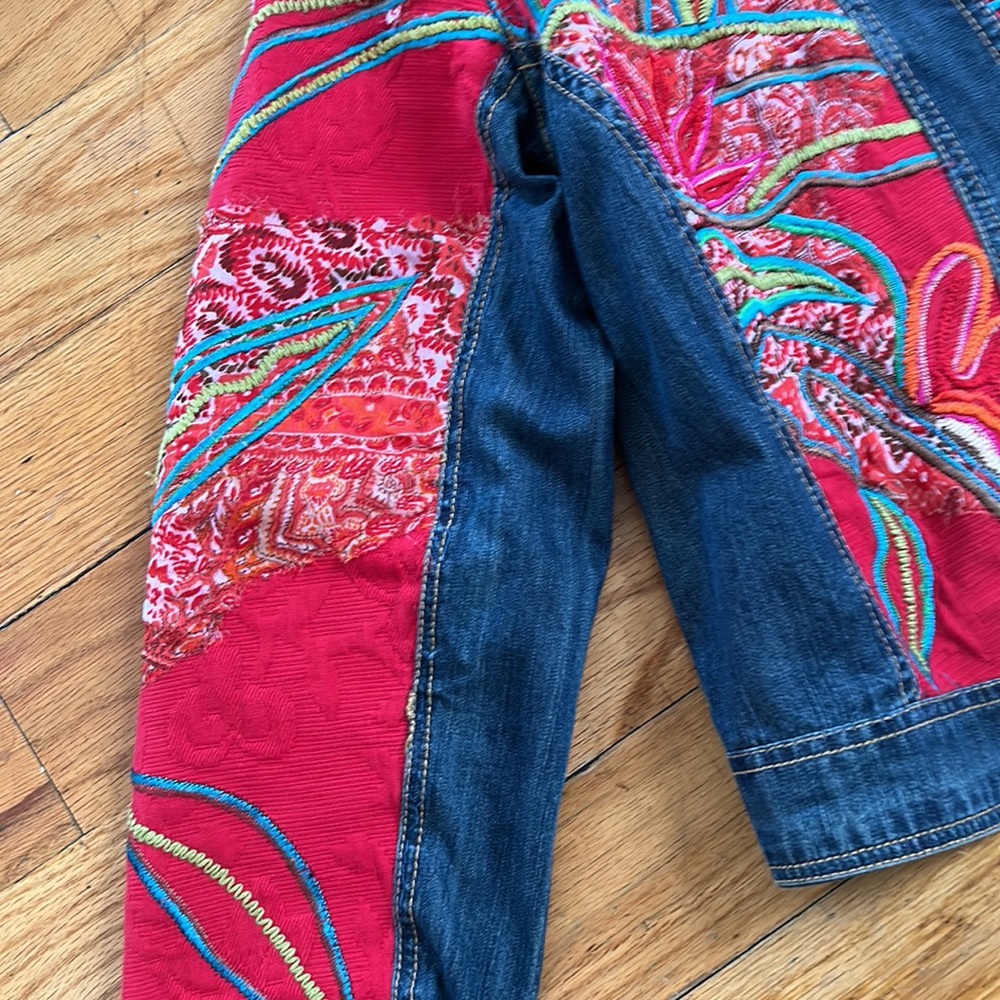 Embroiderd Jean jacket - Picture 4 of 5